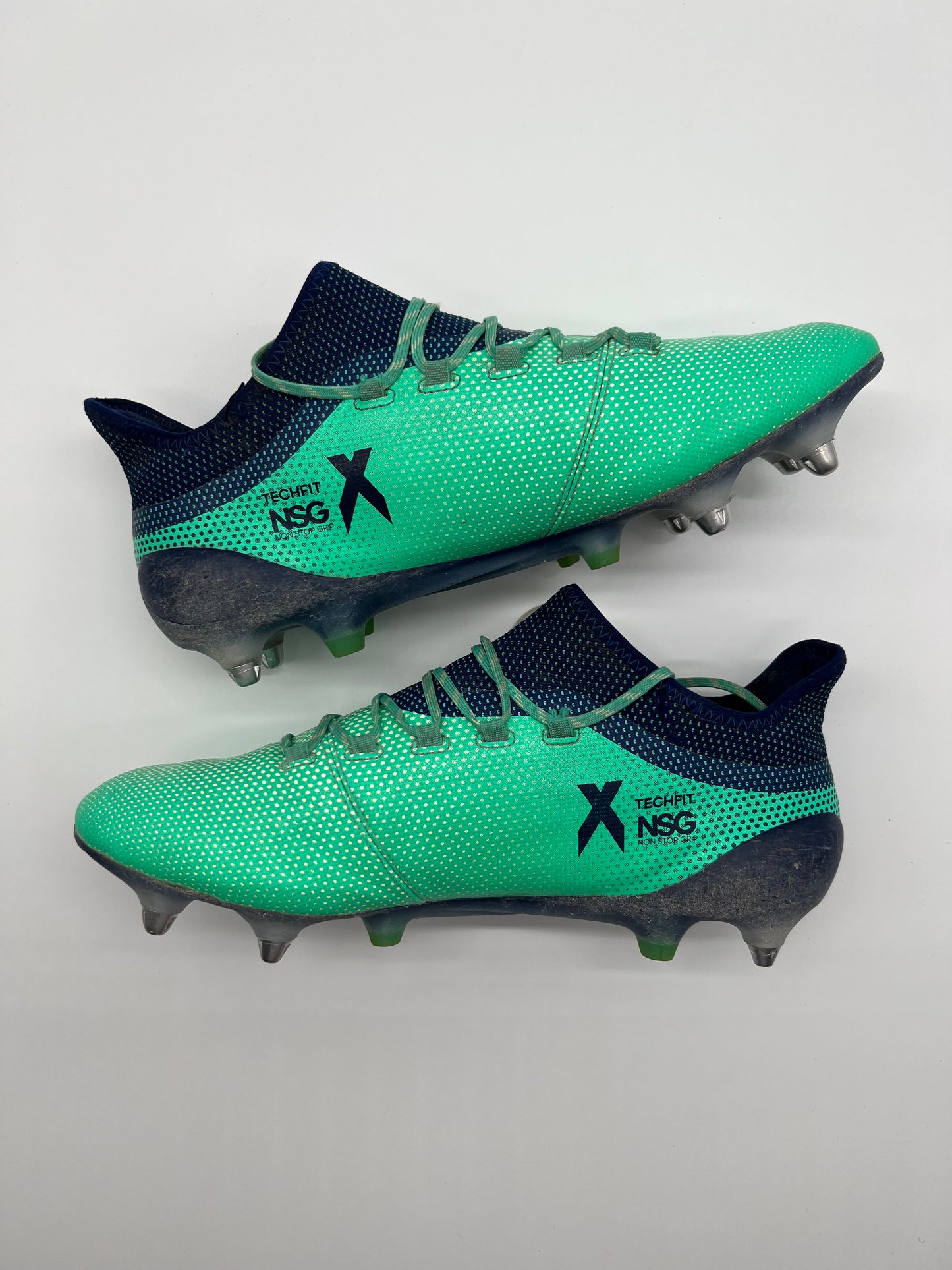 Adidas X 17.1 SG Purechaos bleu/vert