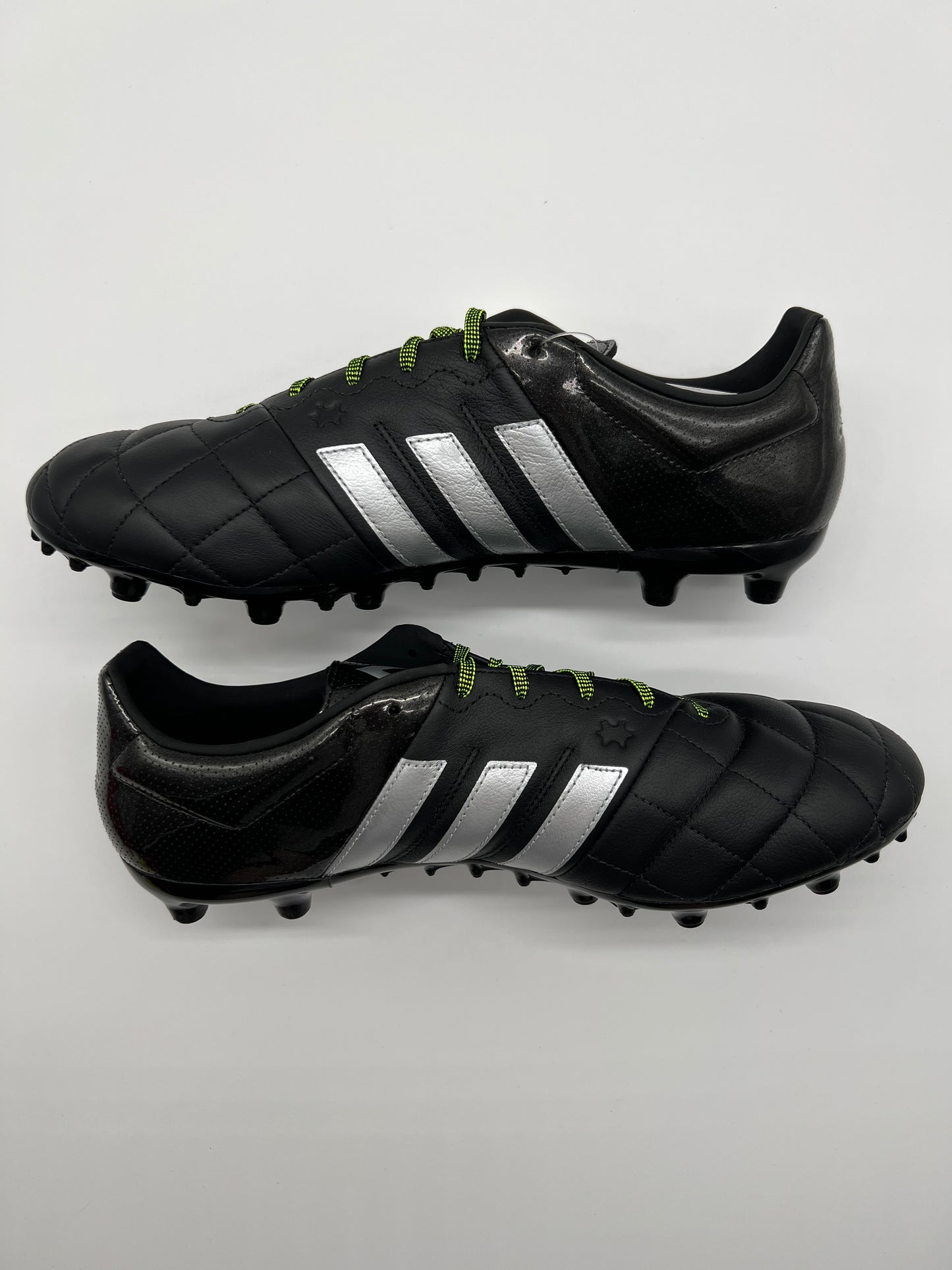 Adidas Ace 15.3 FG/AG Leather noir/gris/vert